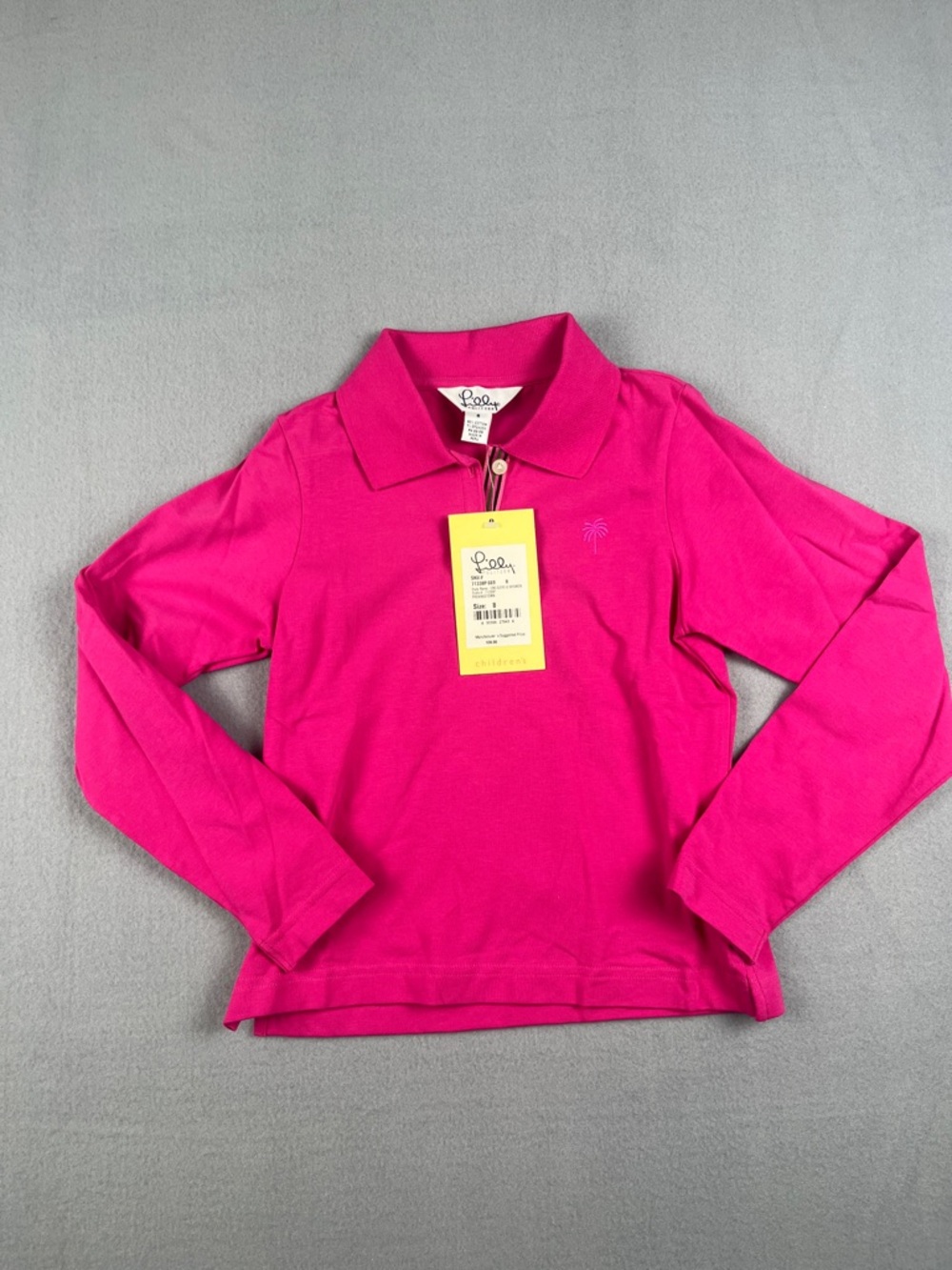 Vintage Lily Pulitzer Girls long sleeve Pink Polo NWT
Size: 8